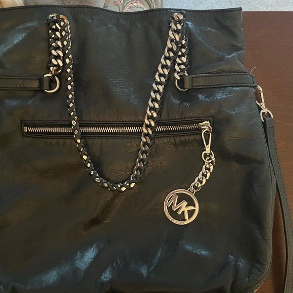 Michael Kors black leather purse - Picture 2 of 5